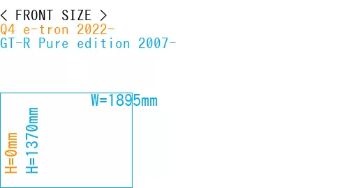 #Q4 e-tron 2022- + GT-R Pure edition 2007-